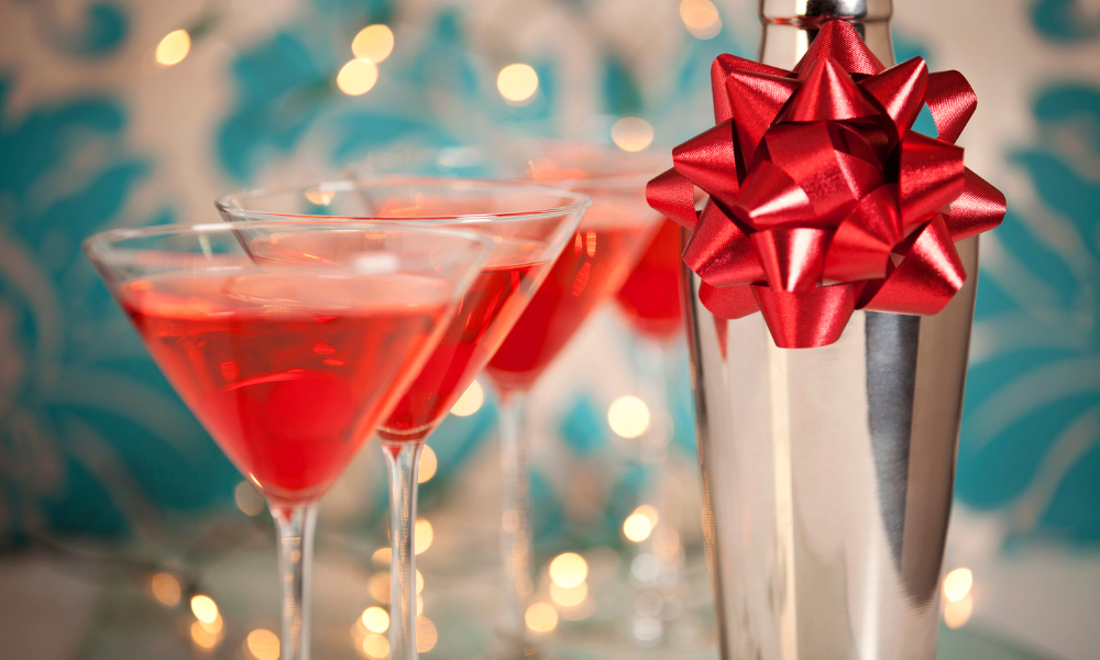 Themed holiday drinks.