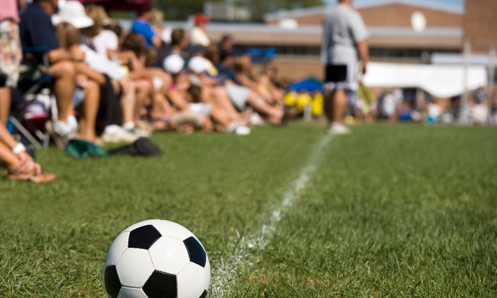 Soccer practice.