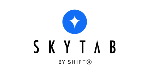 Skytab by Shift4 logo.